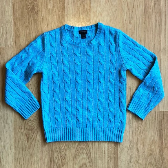 J. Crew Other - EUC Cashmere Crewcuts/J Crew Toddler Boy Sweater-Bright Blue Cable Knit